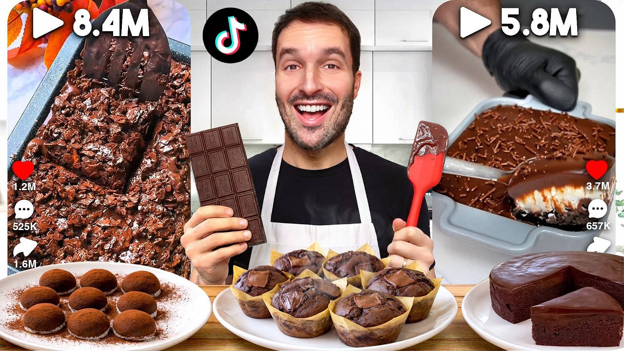 Je teste les desserts au chocolat TikTok les plus viraux 🤯