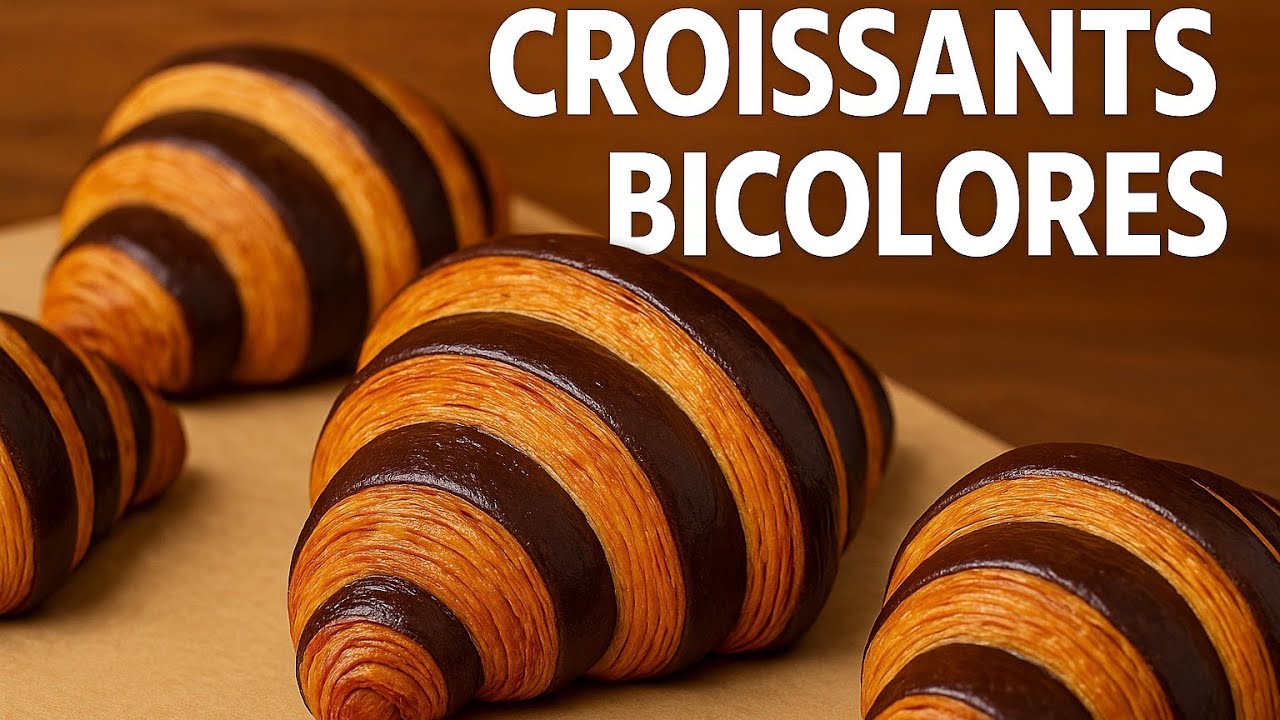 RECETTE DES CROISSANTS BICOLORES