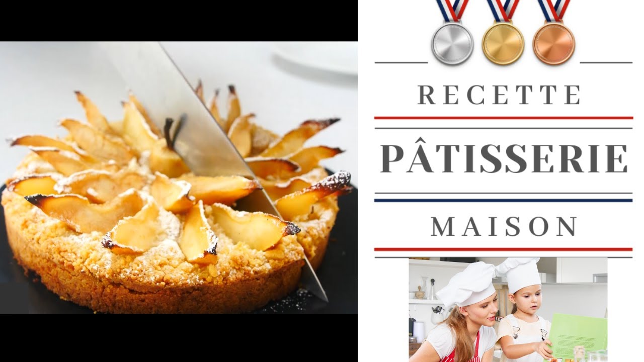 TARTE CRUMBLE POIRE CHOCOLAT