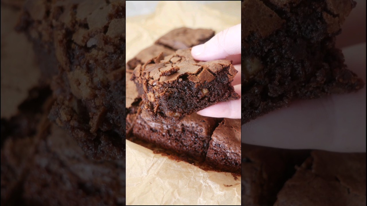 Brownies 🍫facile à faire #recette #recettefacile #food #cuisine #recipe #chocolat #dessert
