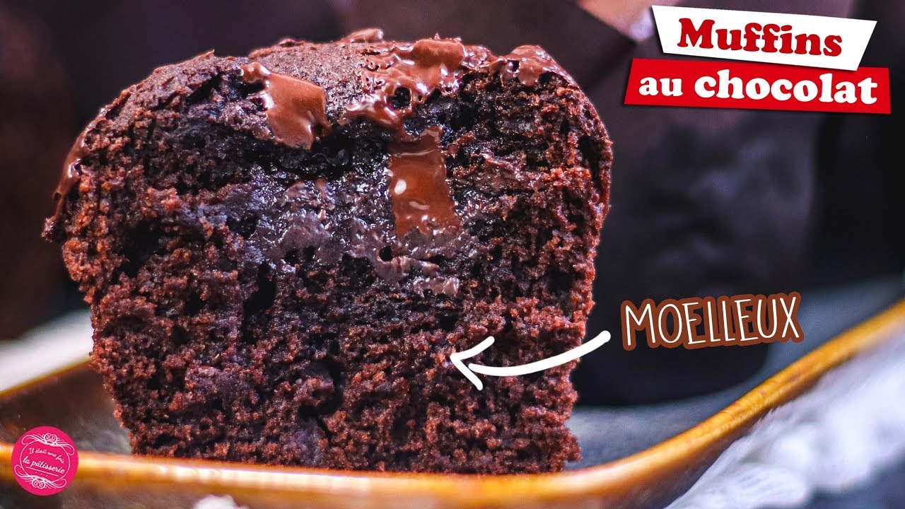 🍫 MUFFINS AU CHOCOLAT HYPER MOELLEUX ! 🍫