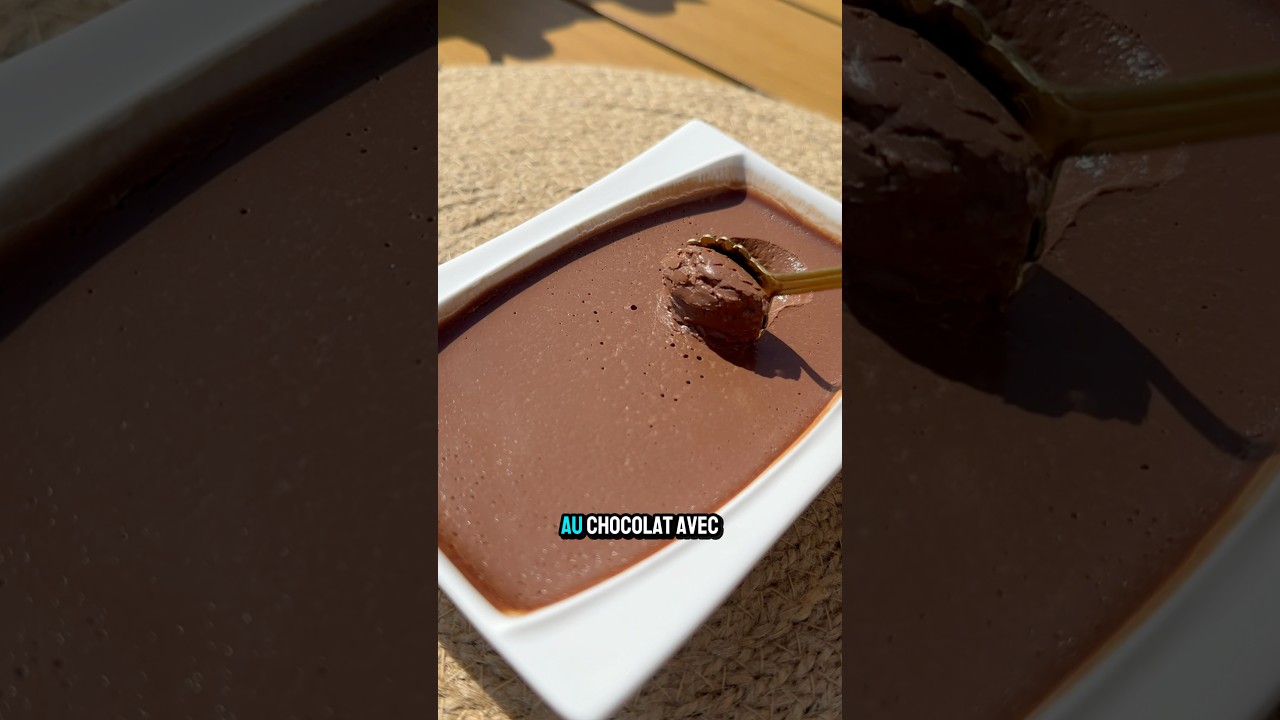 « Mousse » au chocolat 2 ingrédients 🍫