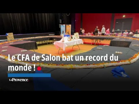 Avec ses 22 mètres de circonférence, le CFA de Salon fait la plus grande couronne des rois du monde