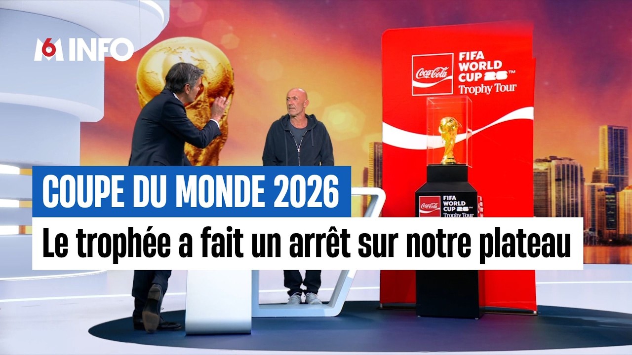 Le trophée de la Coupe du monde en exclusivité sur M6
