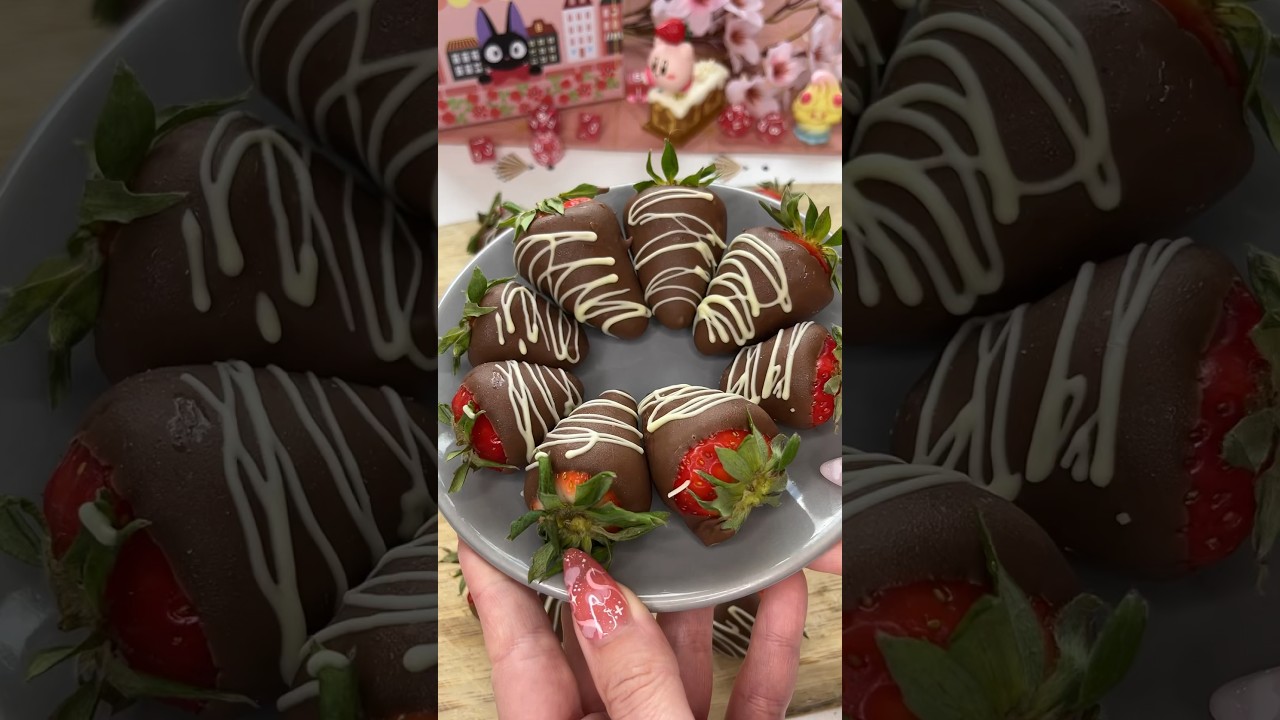 Comment faire des fraises au chocolat PARFAITES 🍓 #shortswithzita