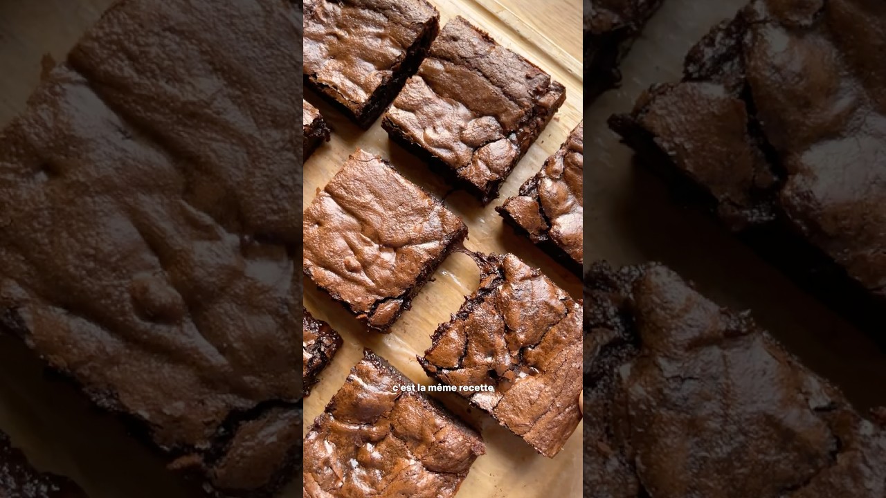 Les Meilleurs Brownies au Chocolat | Recette Facile Ultra Chocolatée | Fondant, Chewy et Inratable