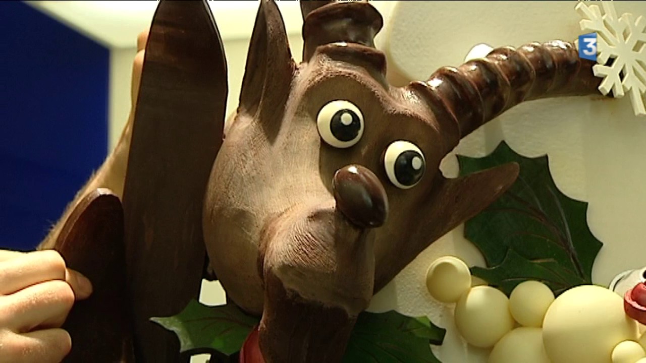 La magie de Noël interprétée par le chocolatier Fabrice Gillotte à Dijon