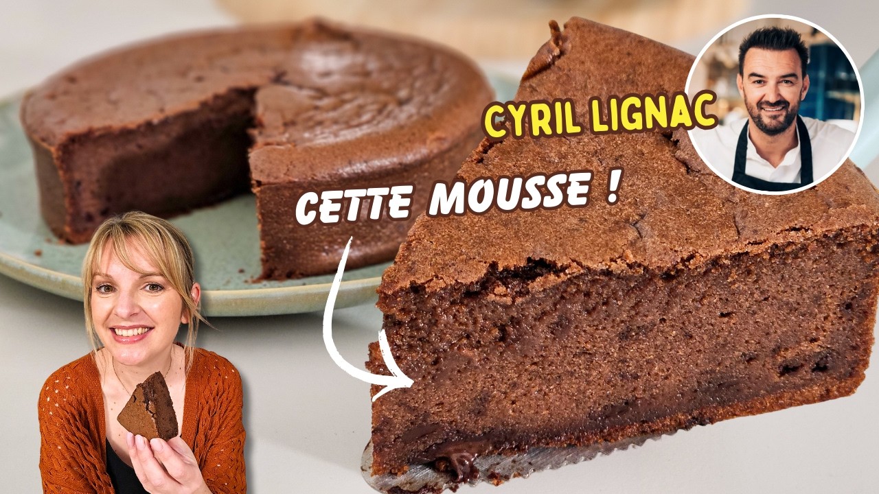 Gâteau au Chocolat de Cyril Lignac – Cette texture mousse est incroyable 🍫