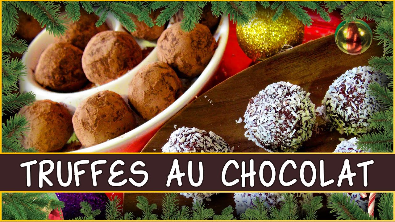 Recette des truffes au chocolat