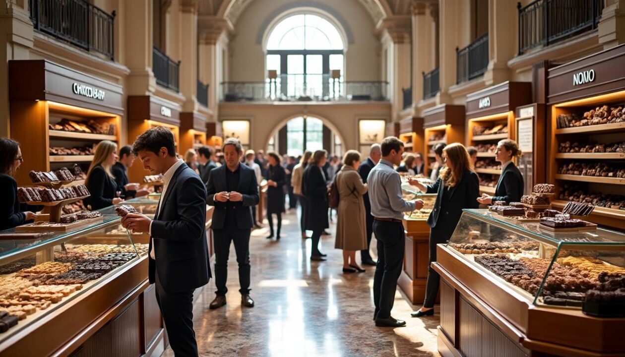 découvrez le salon du chocolat et des saveurs à figeac, où près de 40 exposants passionnés se réunissent pour vous faire déguster des délices gourmands et célébrer la richesse des saveurs.