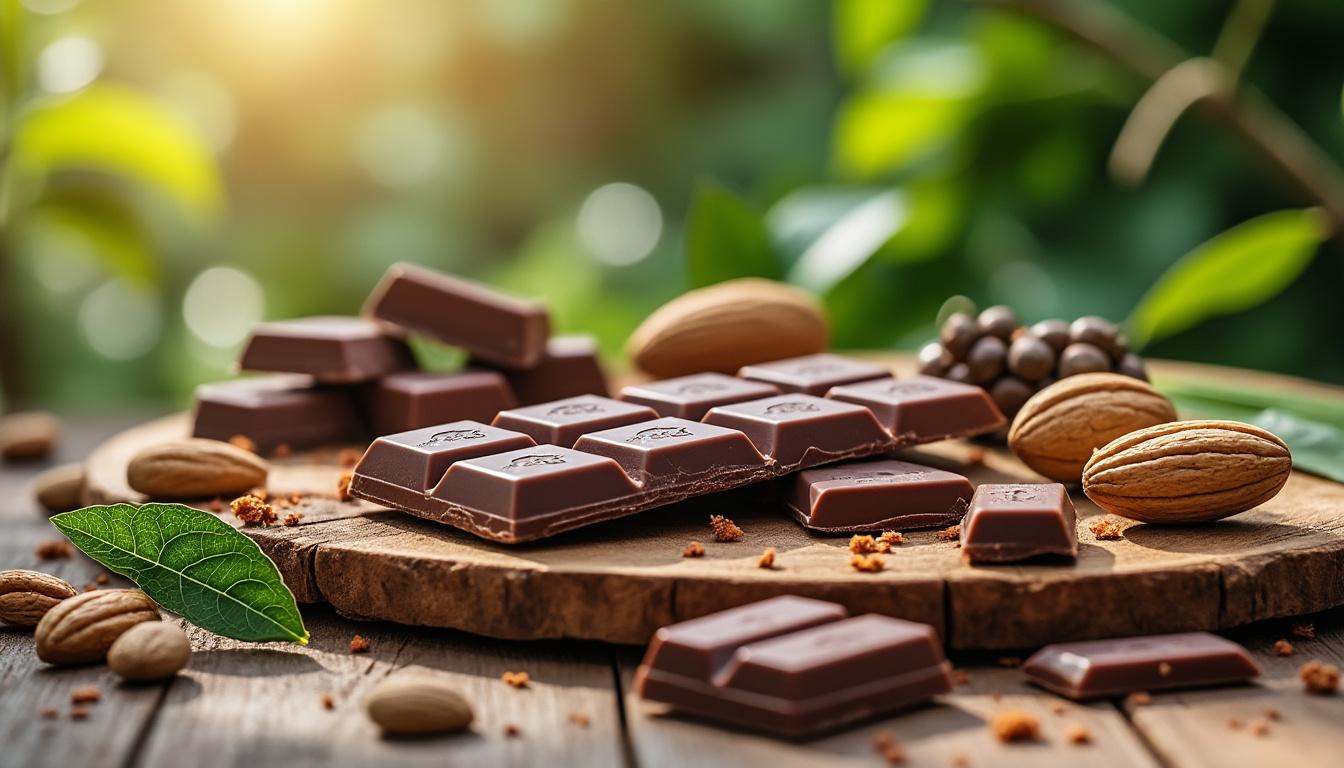 découvrez l'innovation de leclerc avec son chocolat sans cacao, une option plus économique et écologique disponible sous sa marque propre.